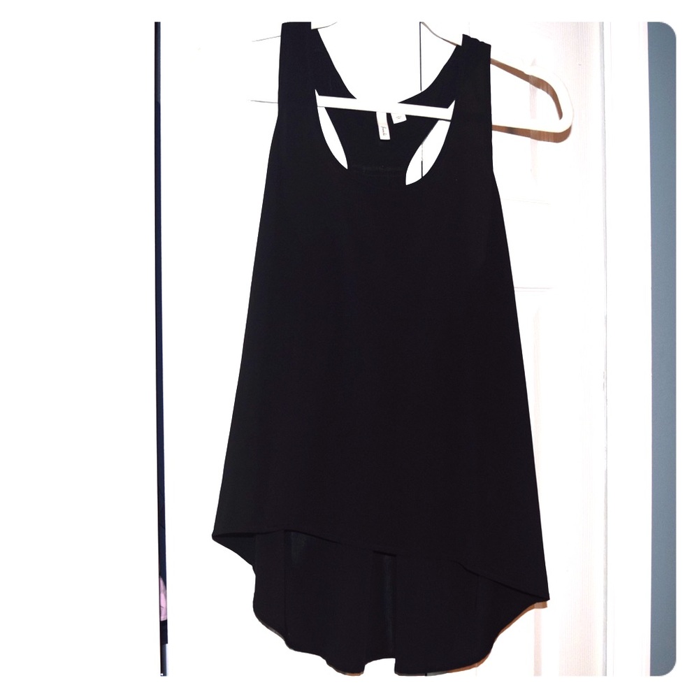 Black flowy tank top